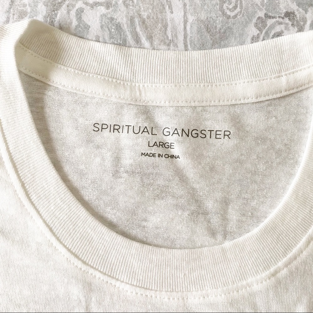 SPIRITUAL GANGSTER Love Crop Tank Top Large NEW NWT - Picture 5 of 9